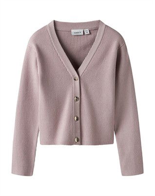 NKFLarenlise Strik Cardigan -  Burnished Lilac